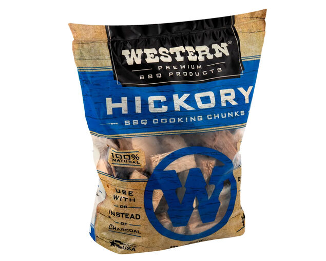 Western Premium Wood Smoking Chunks - Hickory