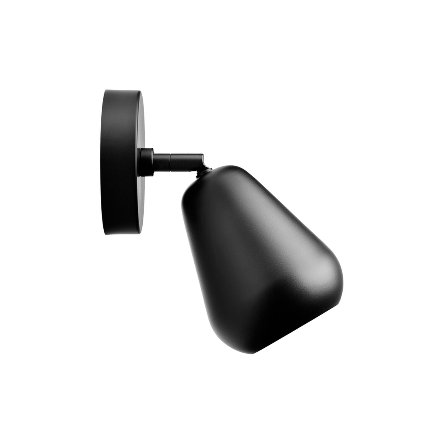 Anoli Spot Surface Ceiling-/Wall Lamp, black/black