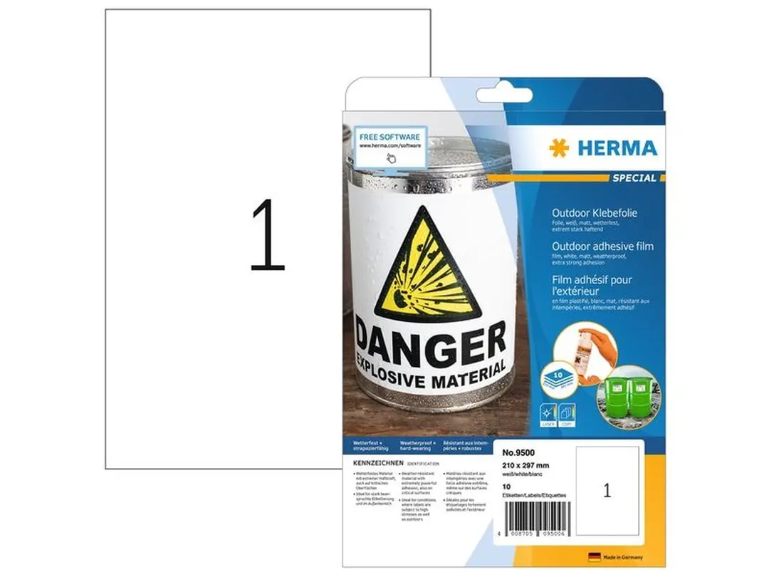 Etiketten 10er-Set Outdoor