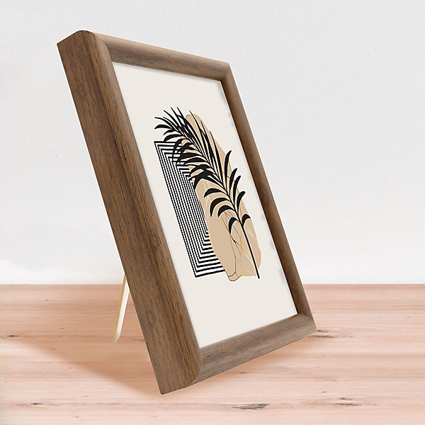 Cadre photo shelter ébène 15x20 cm Fabriqué en France