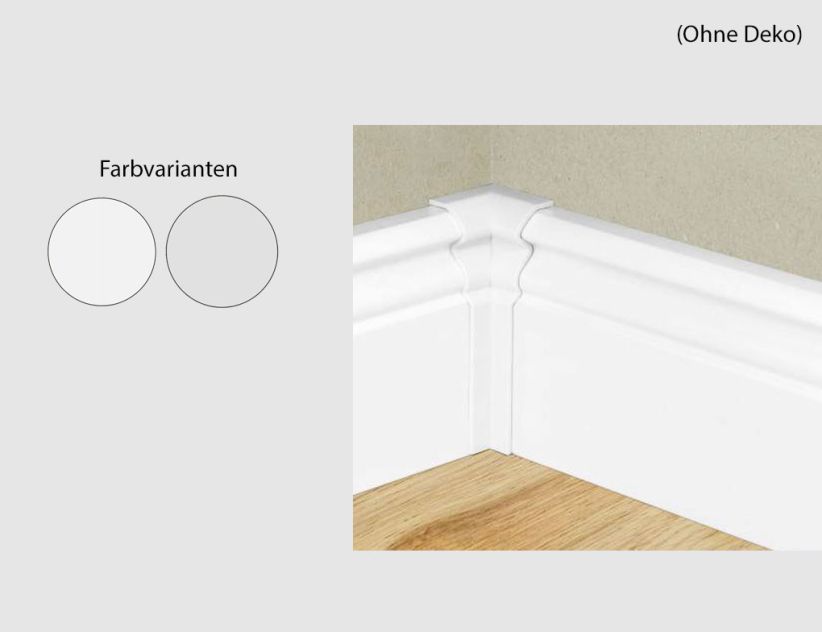 Innenecke in weiß