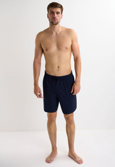 Mens 2pk Grey & Navy Jersey Shorts