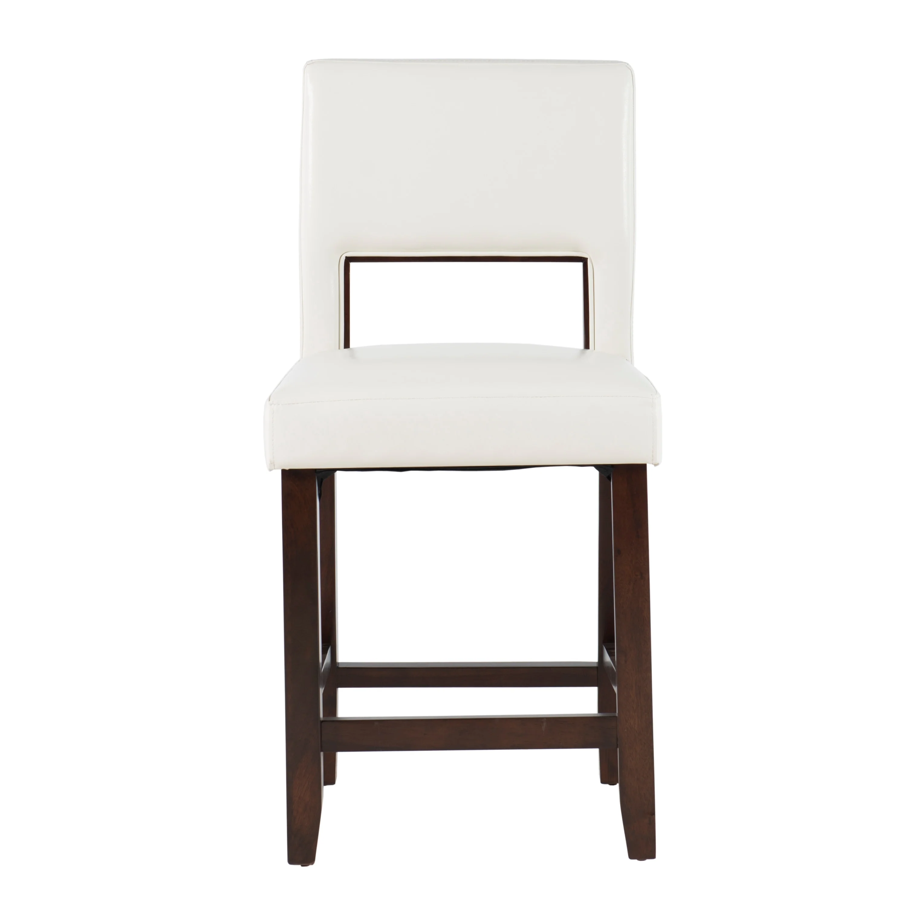 Linon Warren Faux Leather 24-inch Counter Stool
