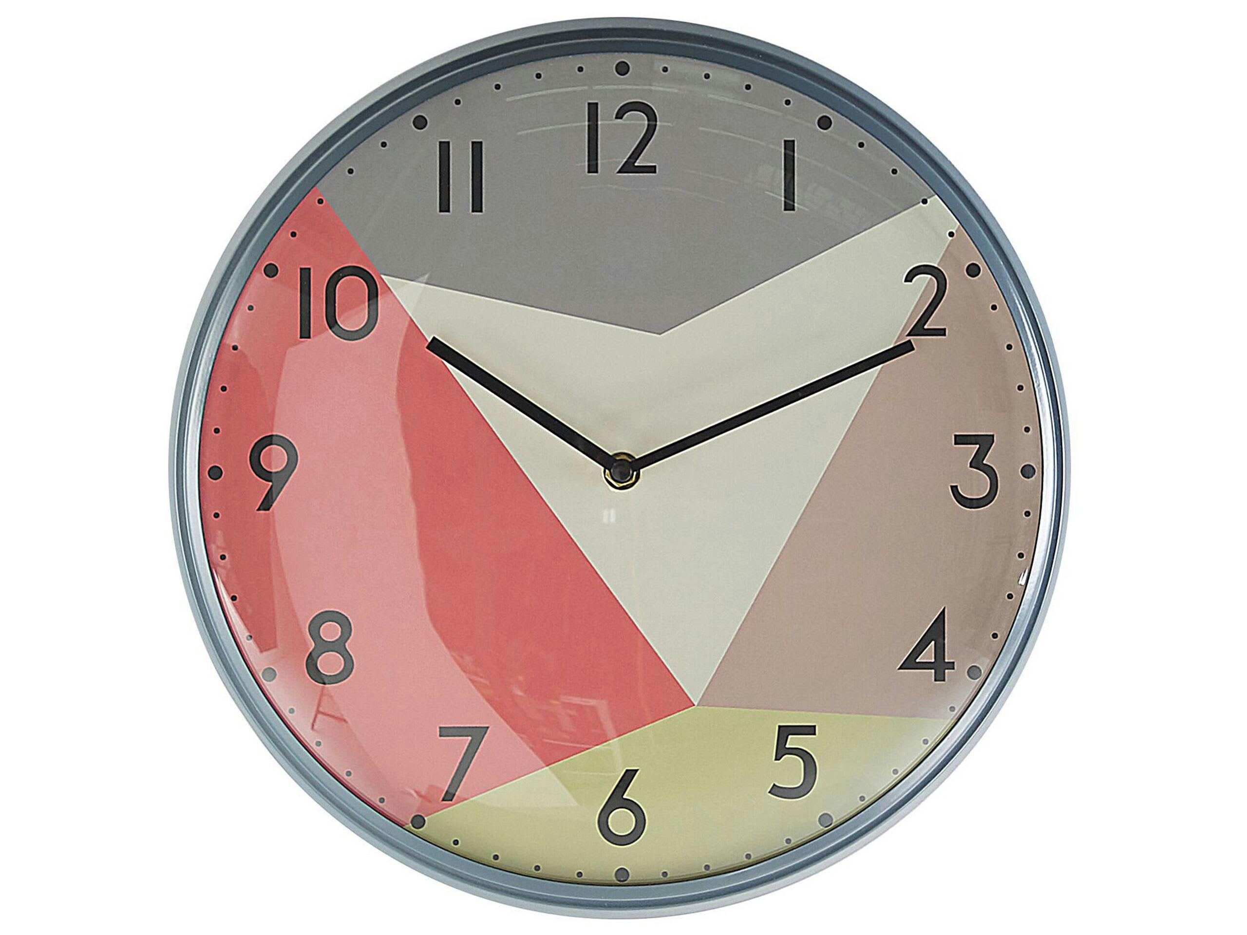 DAVOS - Horloge murale multicolore ø 33 cm