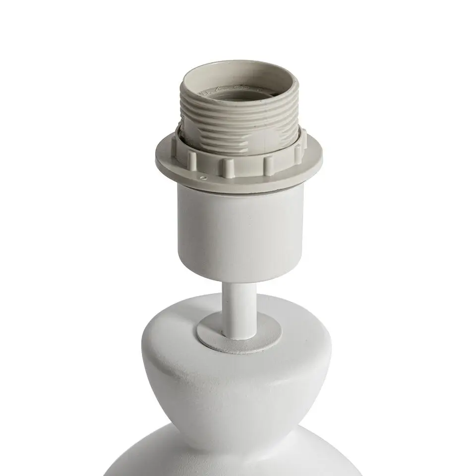 Qazqa tafellamp alisia wit e27