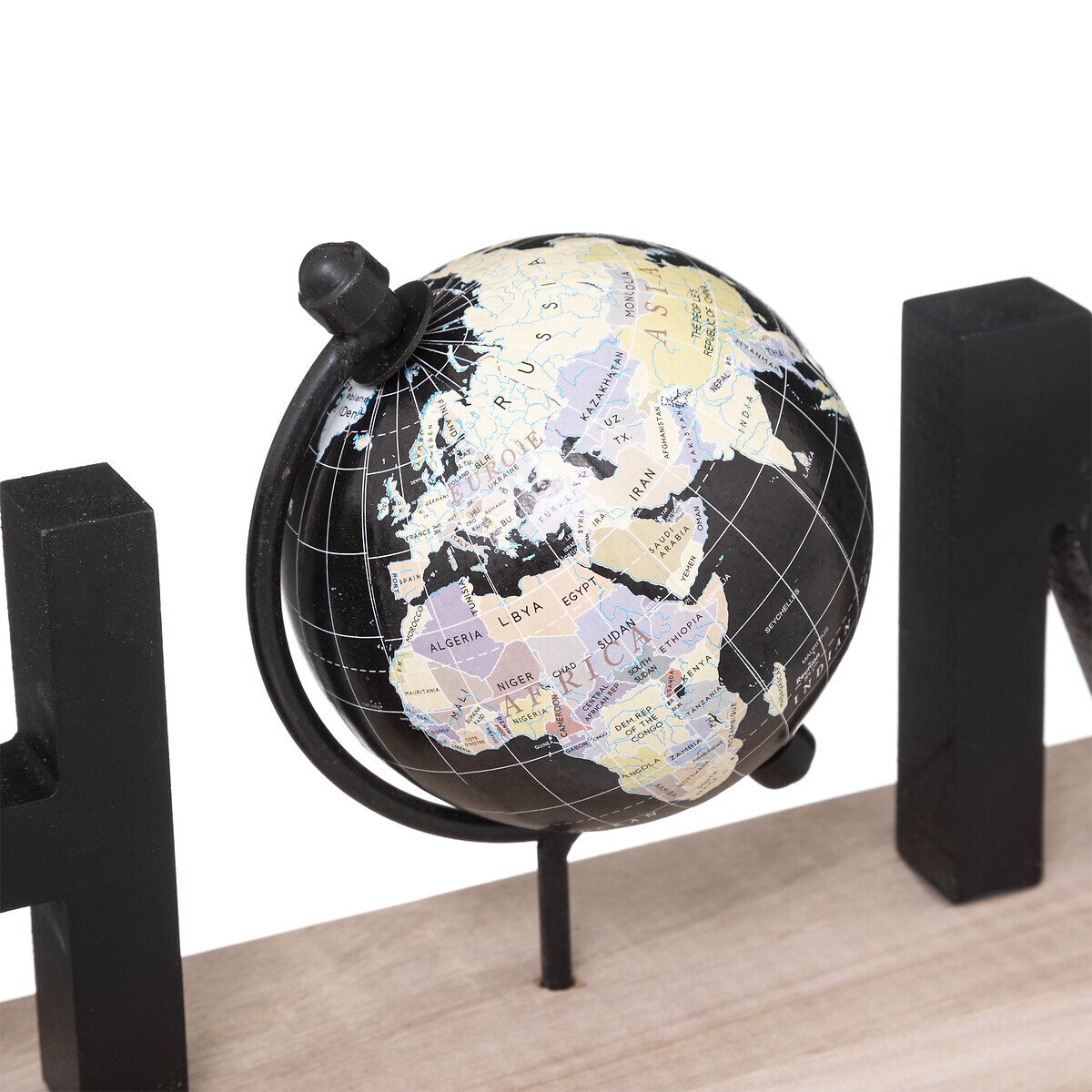 Word to put down "Home" Black, H.13,5 cm