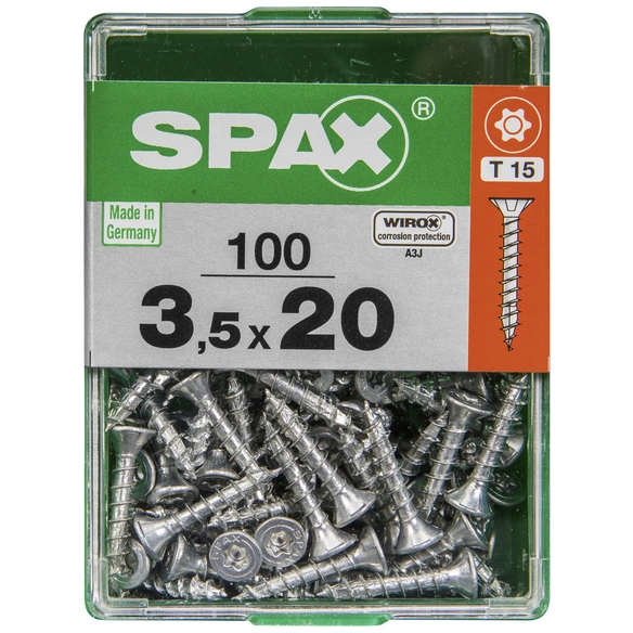 Universalschraube, T-STAR plus, 100 Stk., 3,5 x 20 mm