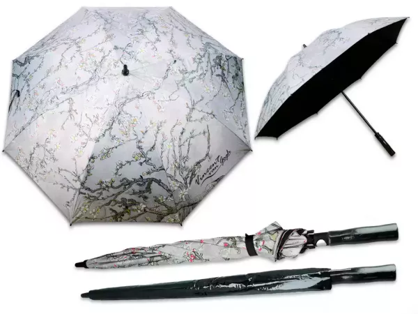 Parasol automatyczny 93 cm Carmani - Vincent van Gogh , Migdałowiec szary 33.021-6621