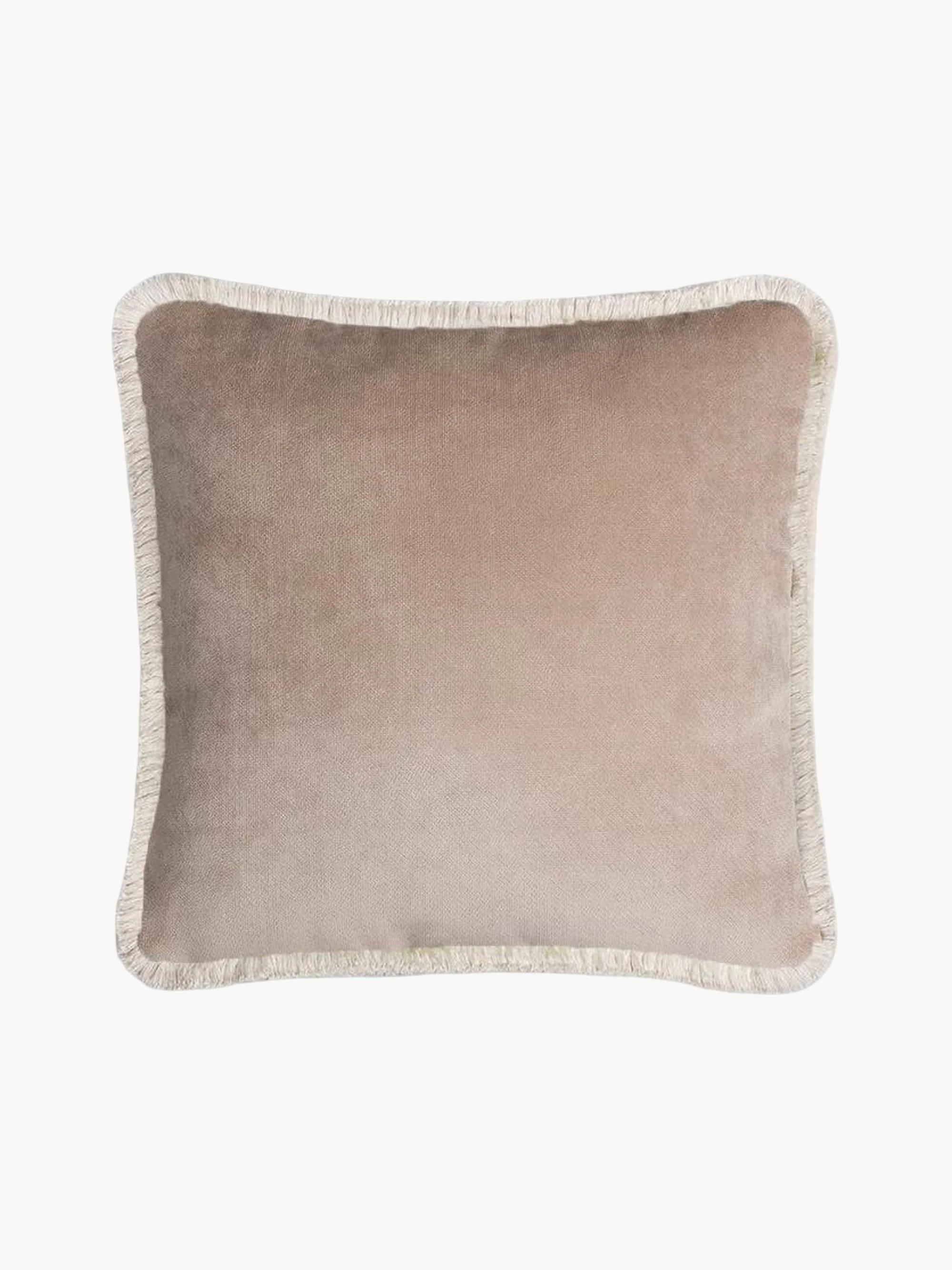 Handgefertigtes Samt-Kissen Happy Pillow