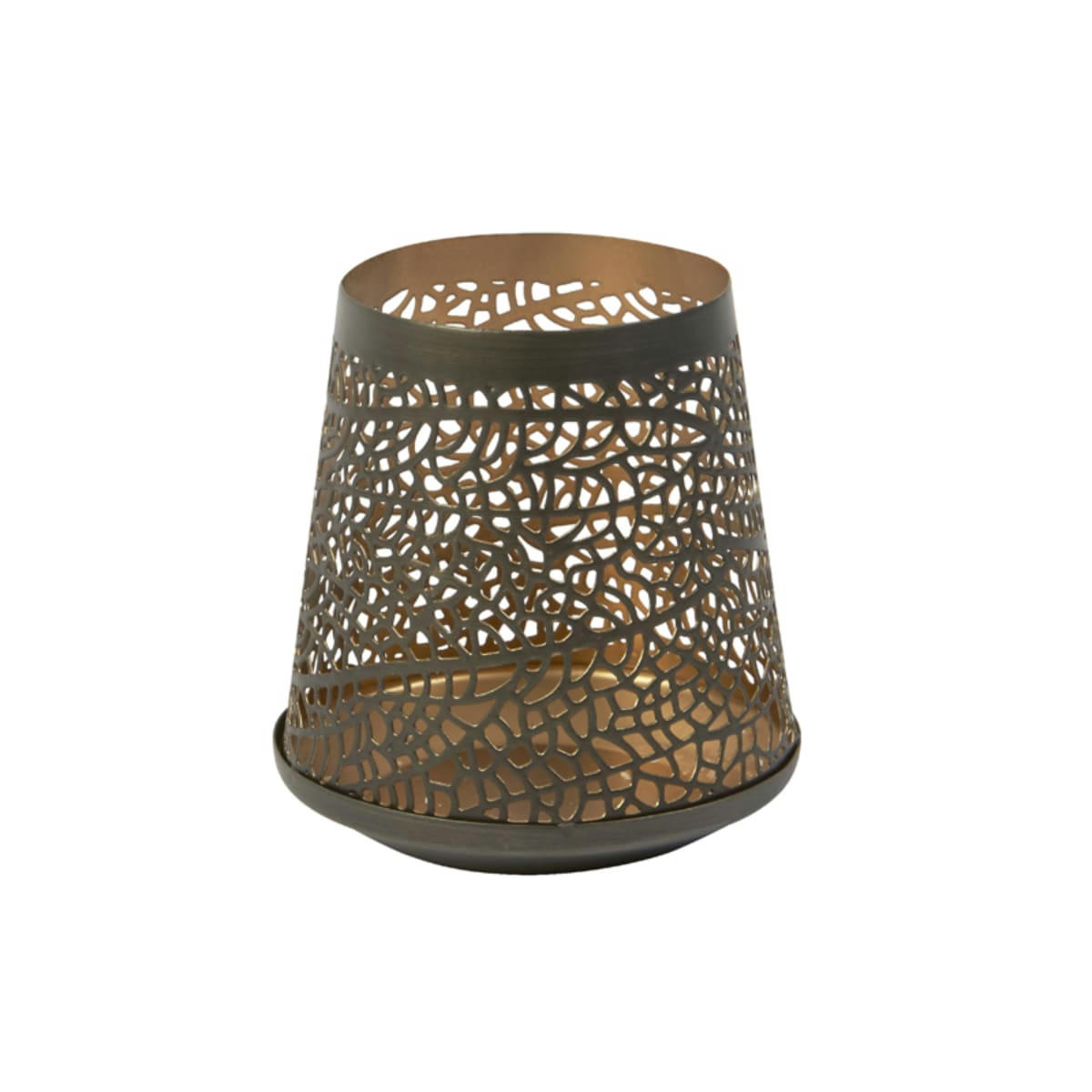 LEAF - Abat-jour en fer marron D10