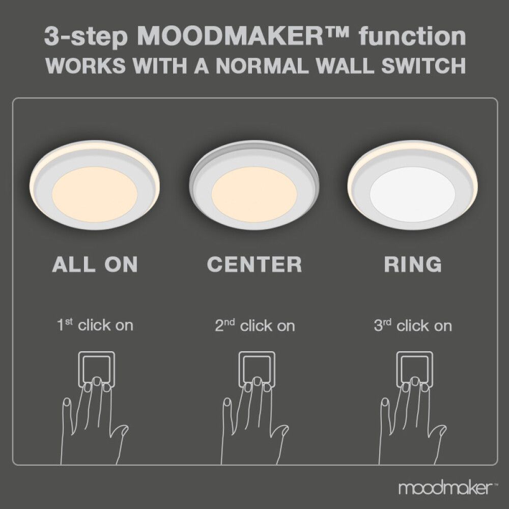 DOWNLIGHT NORDLUX ELKTON 8 HVIT