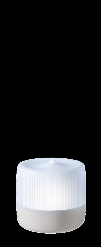 HoMedics Uplift Ultrasonic Essential Oil Aromatherapy Diffuser with Light, White