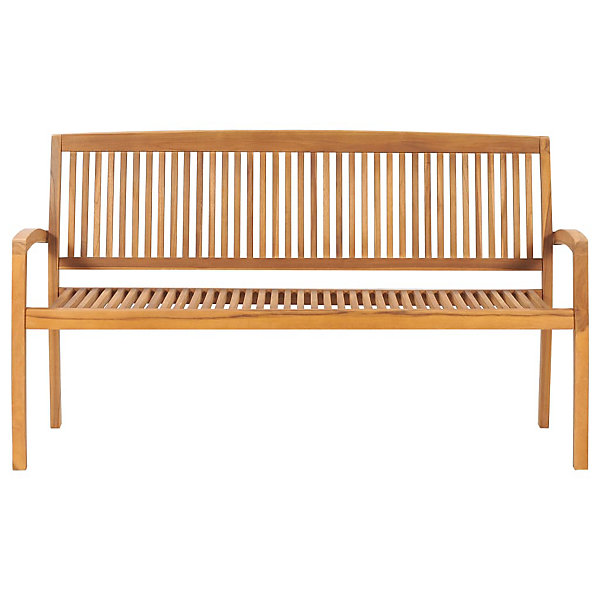 Banc de jardin meuble de patio bois Helloshop26