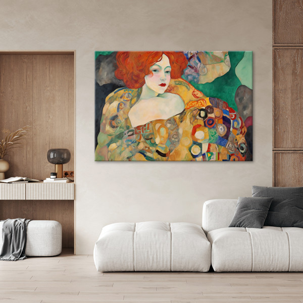 Feeby Obraz na płótnie, Rudowłosa kobieta - G. Klimt 60x40