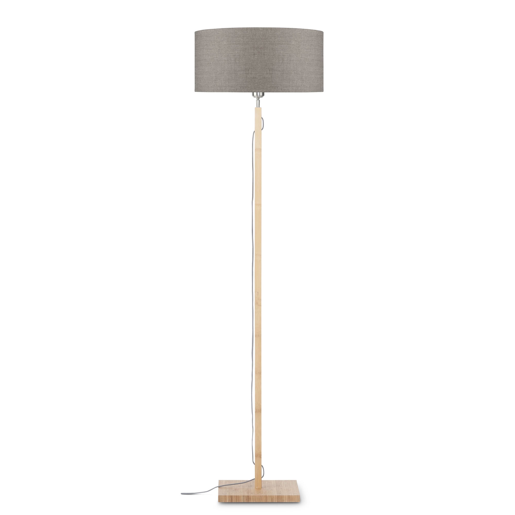 GOOD&MOJO vloerlamp Fuji - taupe - Ø47cm