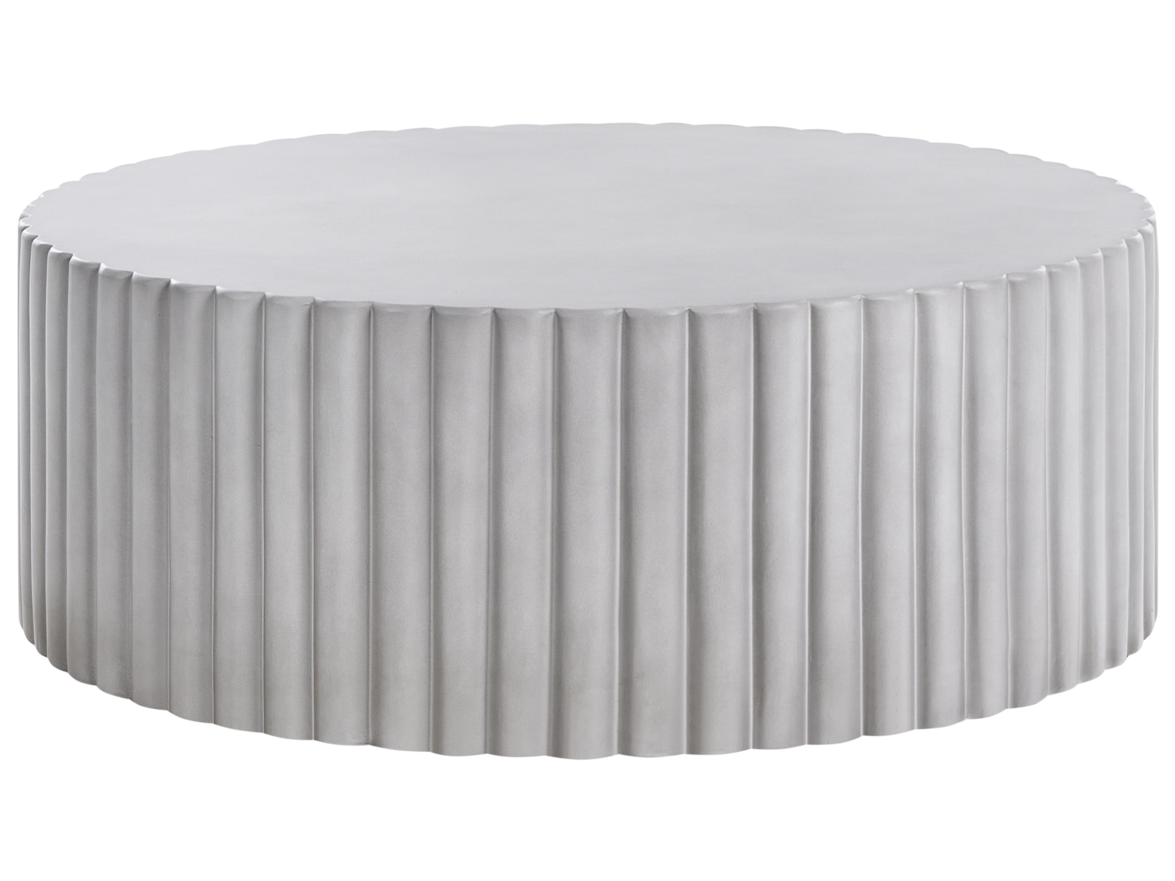Coffee Table POZZA 117 cm 117 cm Grey