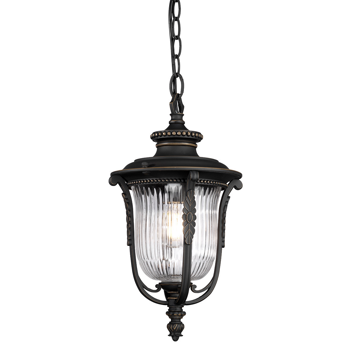 Lampa sufitowa zewnętrzna Luverne ciemny brąz 1 x E27 x 60W IP23 Kichler