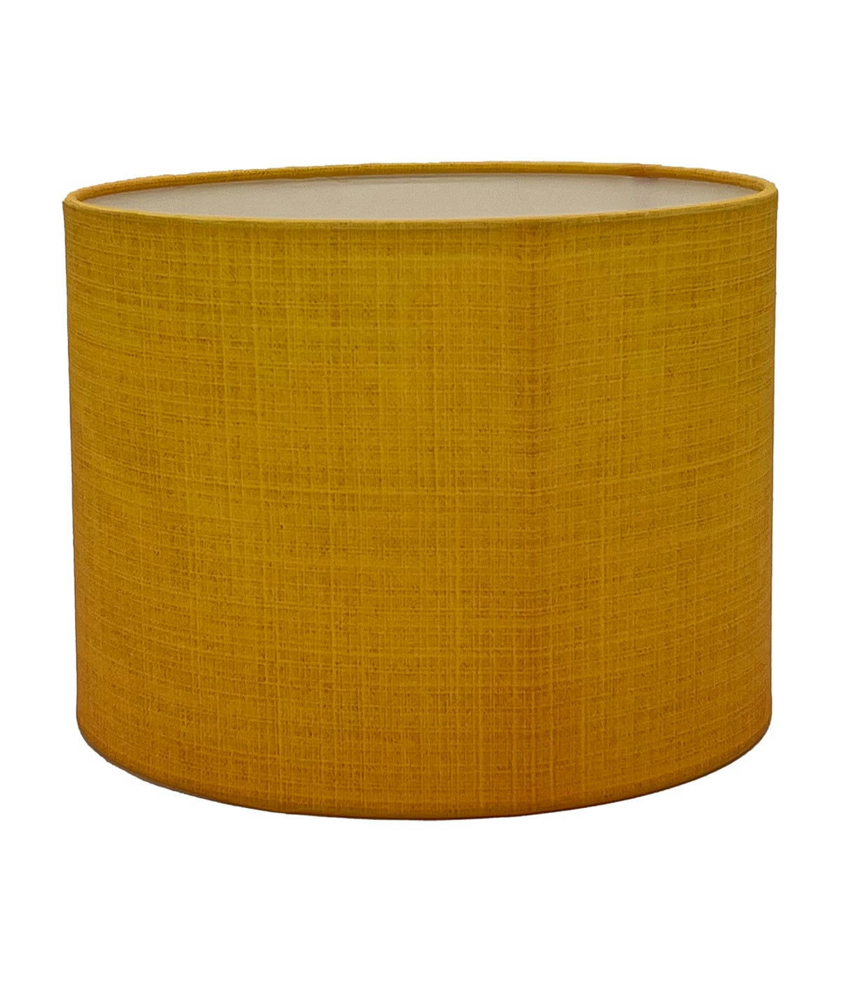 COLOMBE - Abat-jour lampadaire Effet Lin jaune D: 35 x H: 20