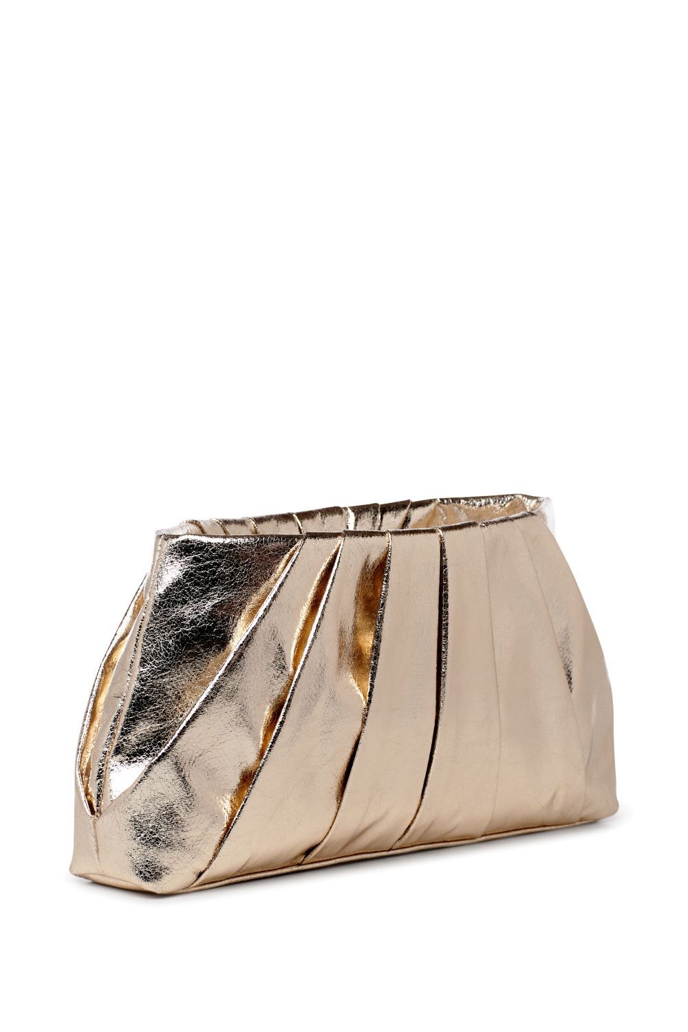 Paradox London Desert Soft Pleated Clutch Bag