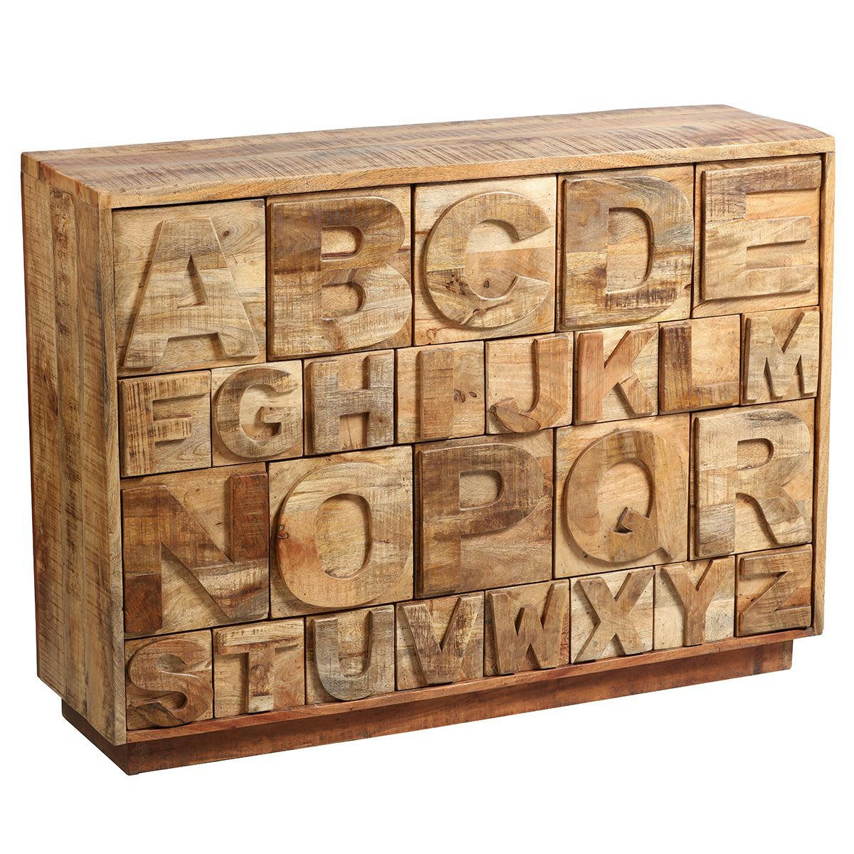 ALPHABET - Meuble  de rangement 26 tiroirs