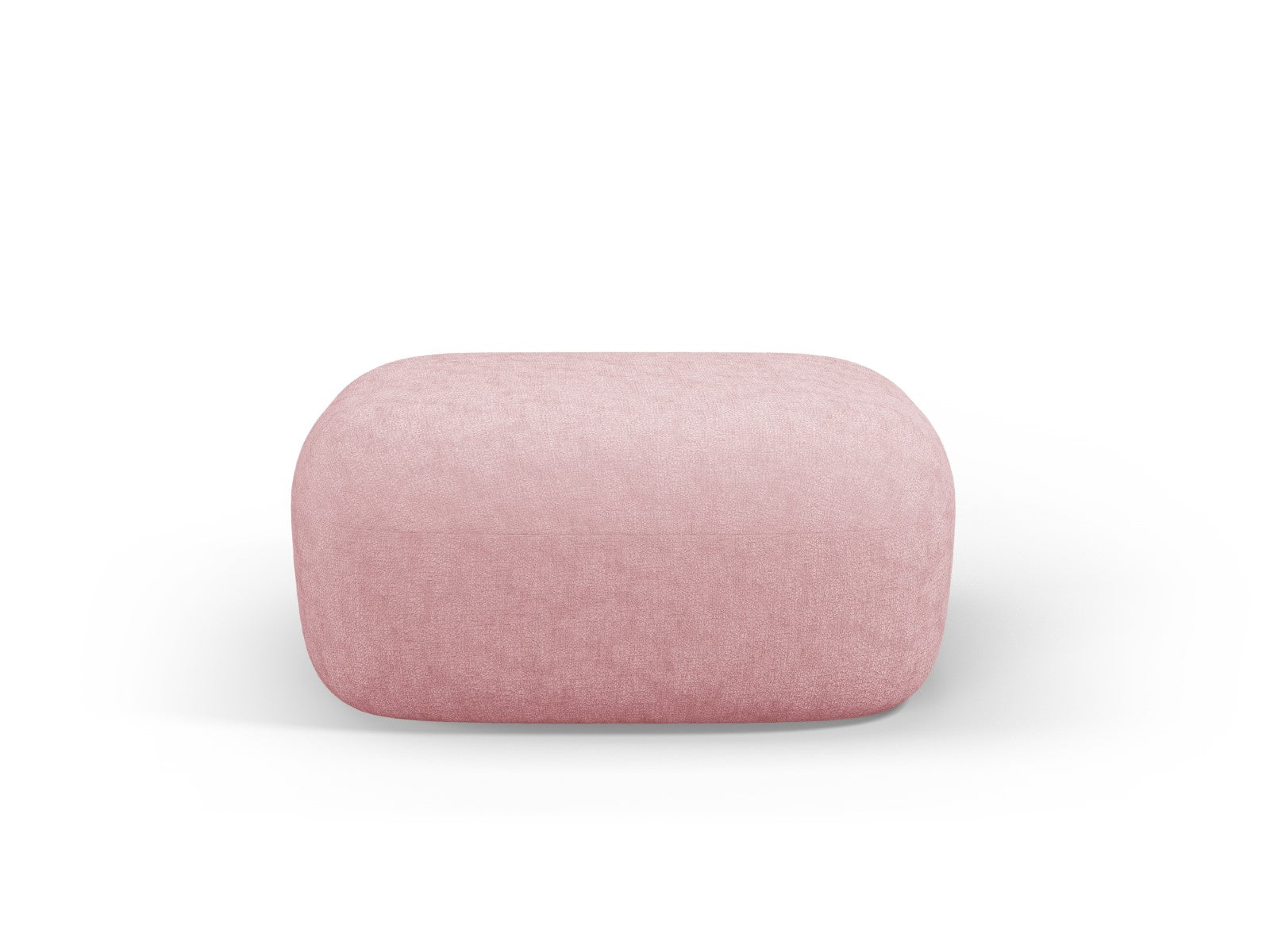 Micadoni Poef Jenny chenille, roze - 88x90x40cm