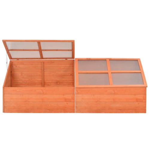 NNEVL Greenhouse Wood 180x57x62 cm