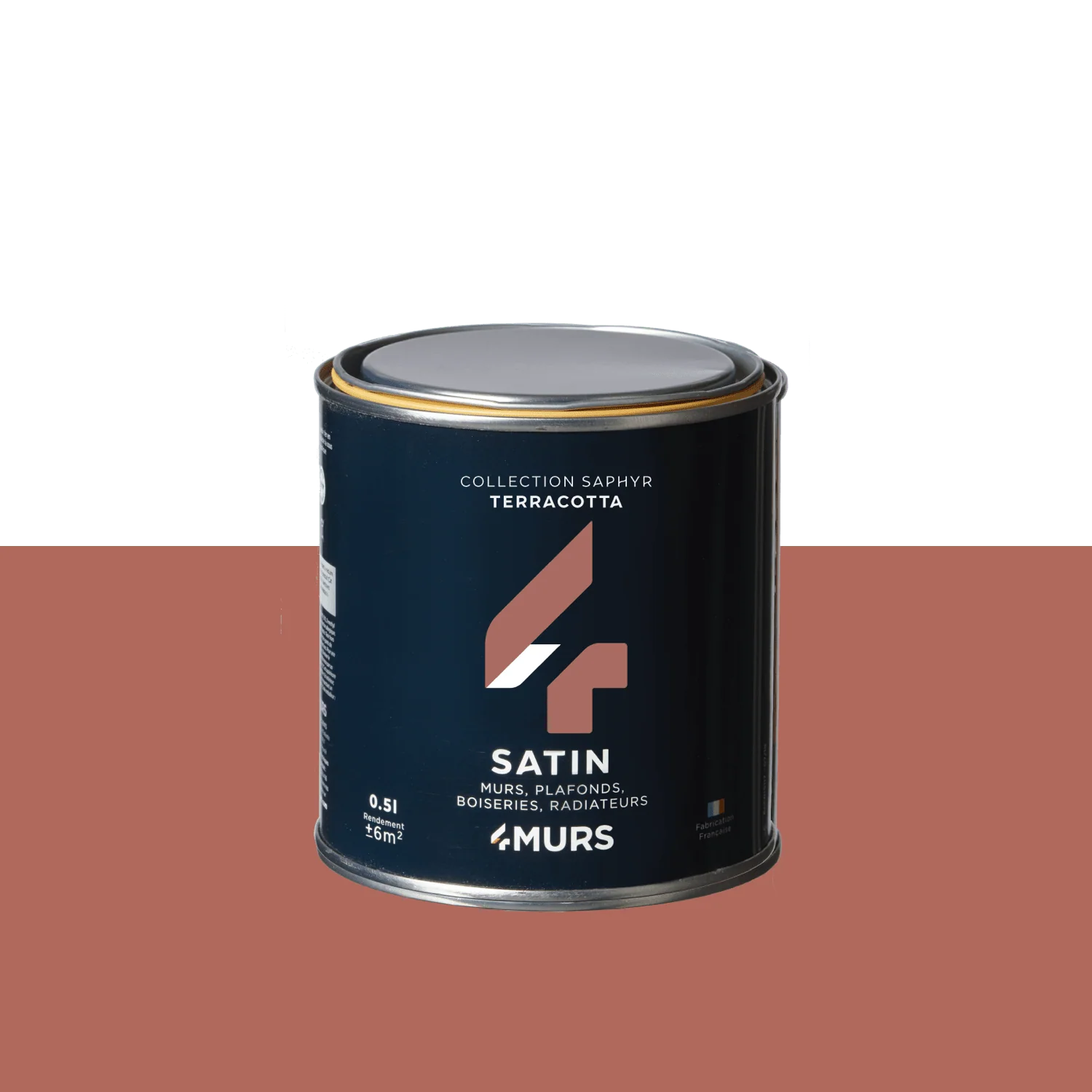 Saphyr Peinture Finition Peinture terracotta Satiné 0,5 L