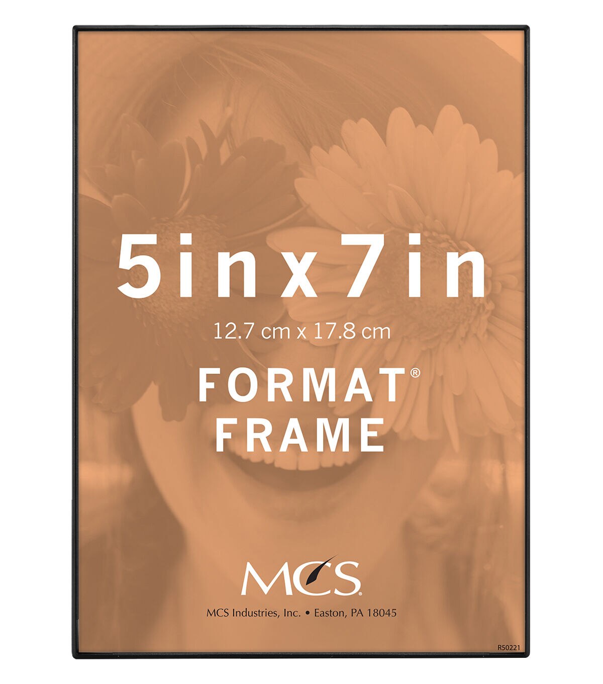 MCS 5x7 Front Loading Black Wall Frame
