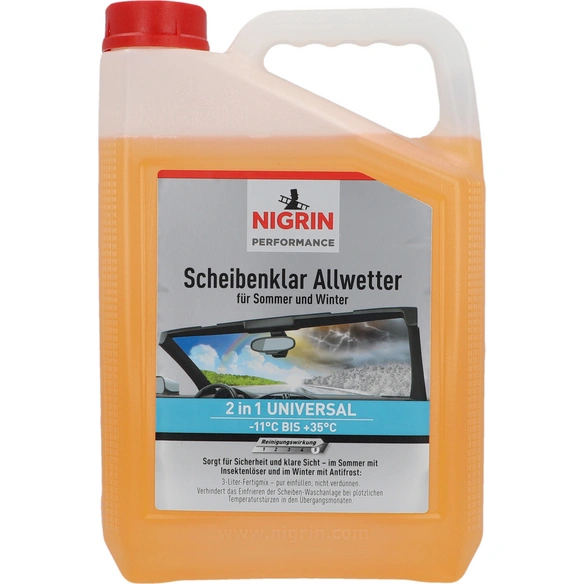 Scheibenfrostschutzmittel, 3 Liter Fertigmix, geeignet für: Glas/Gummi