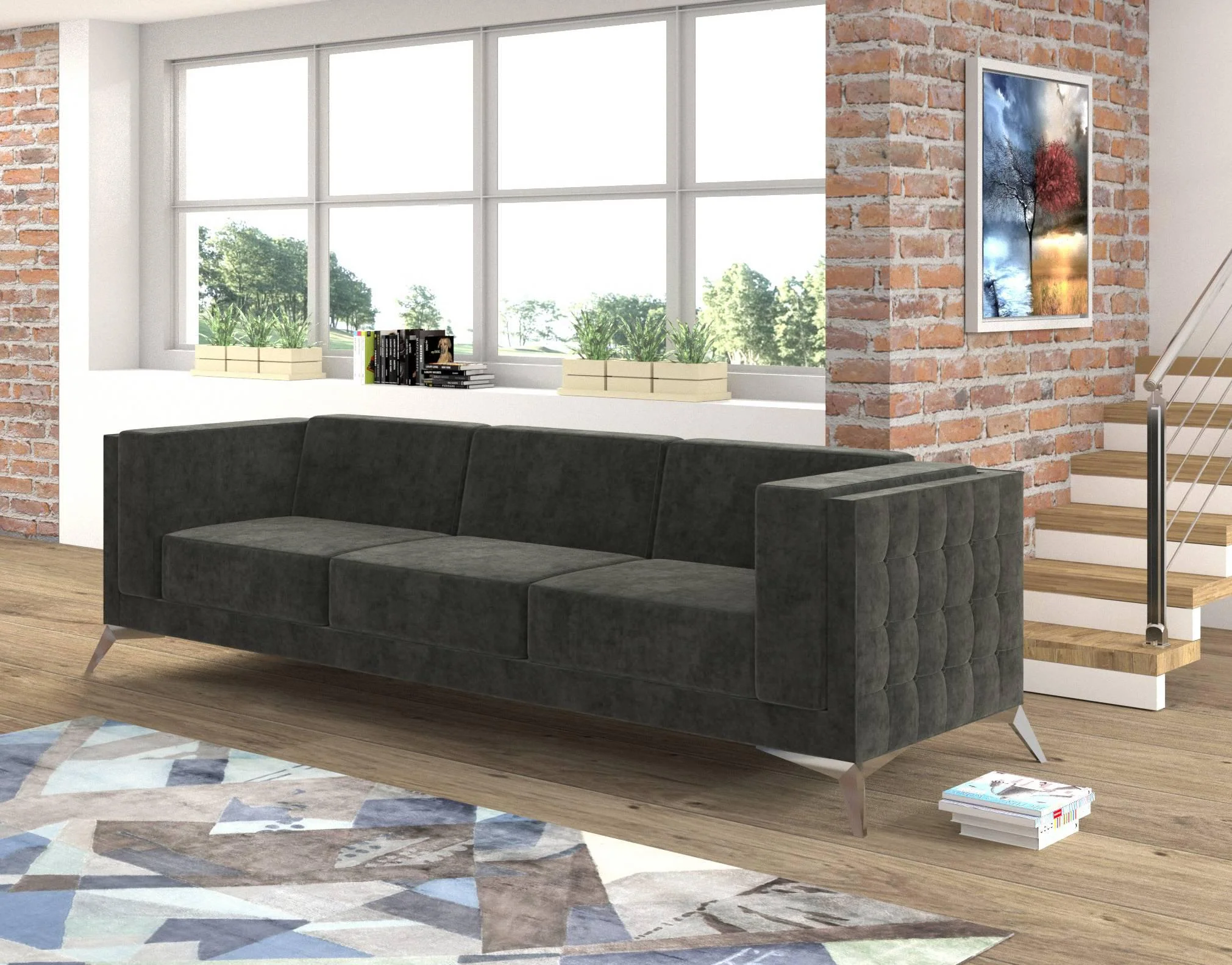 3-zitsbank Gusto velvet