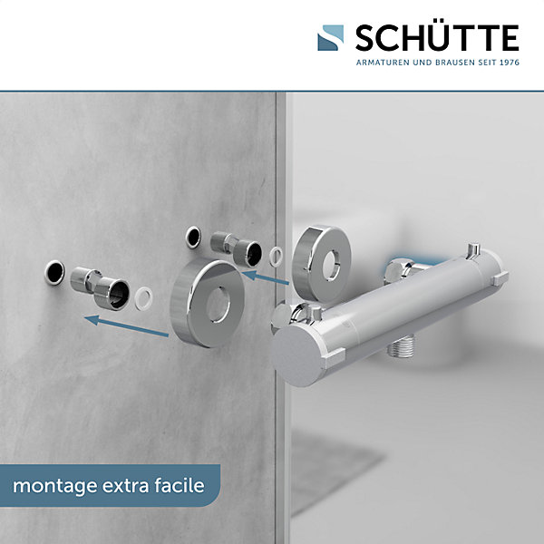 Mitigeur de douche thermostatique Sch&uuml;tte LONDON chromé