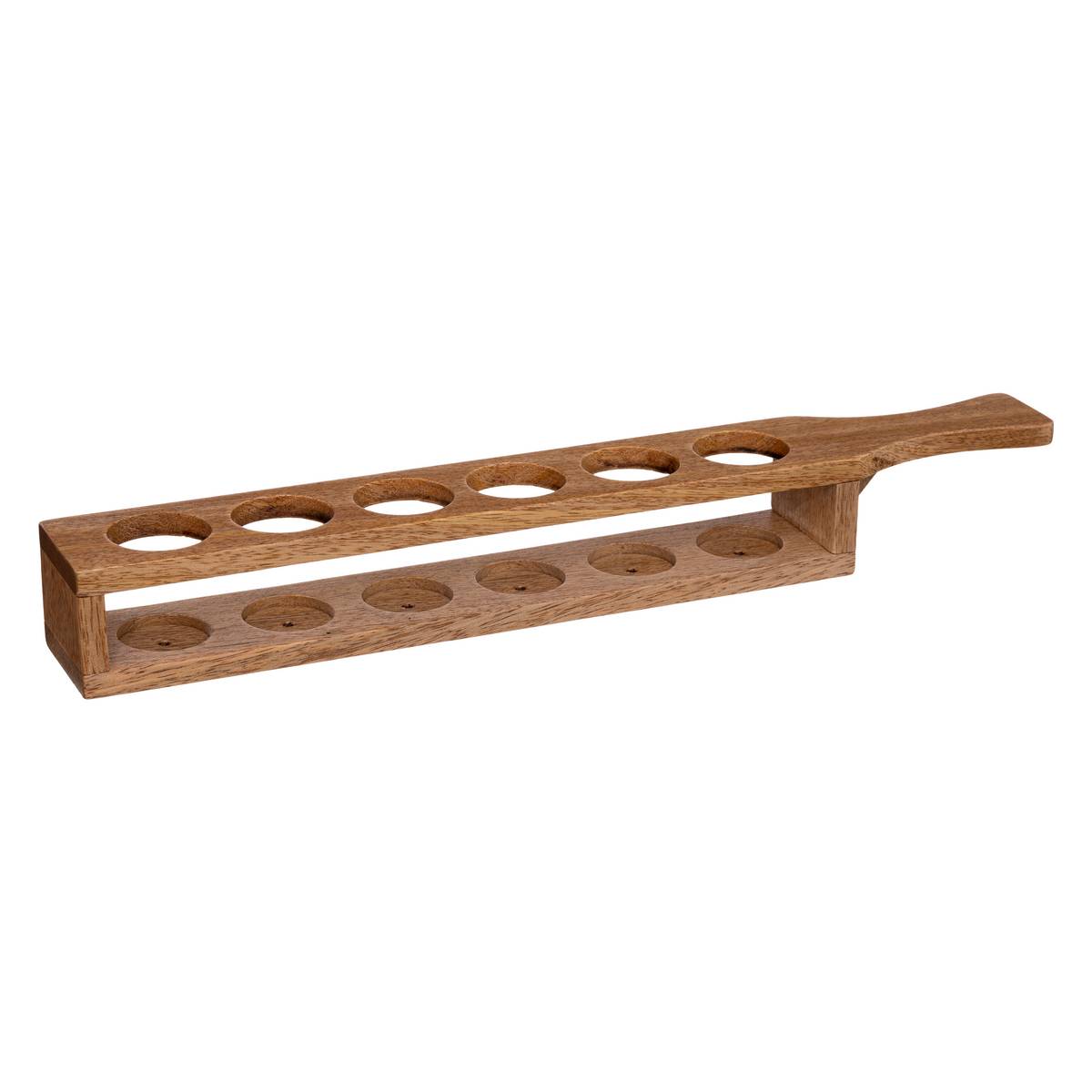 6-shot glass rack "Victor" 24 ml, Brown