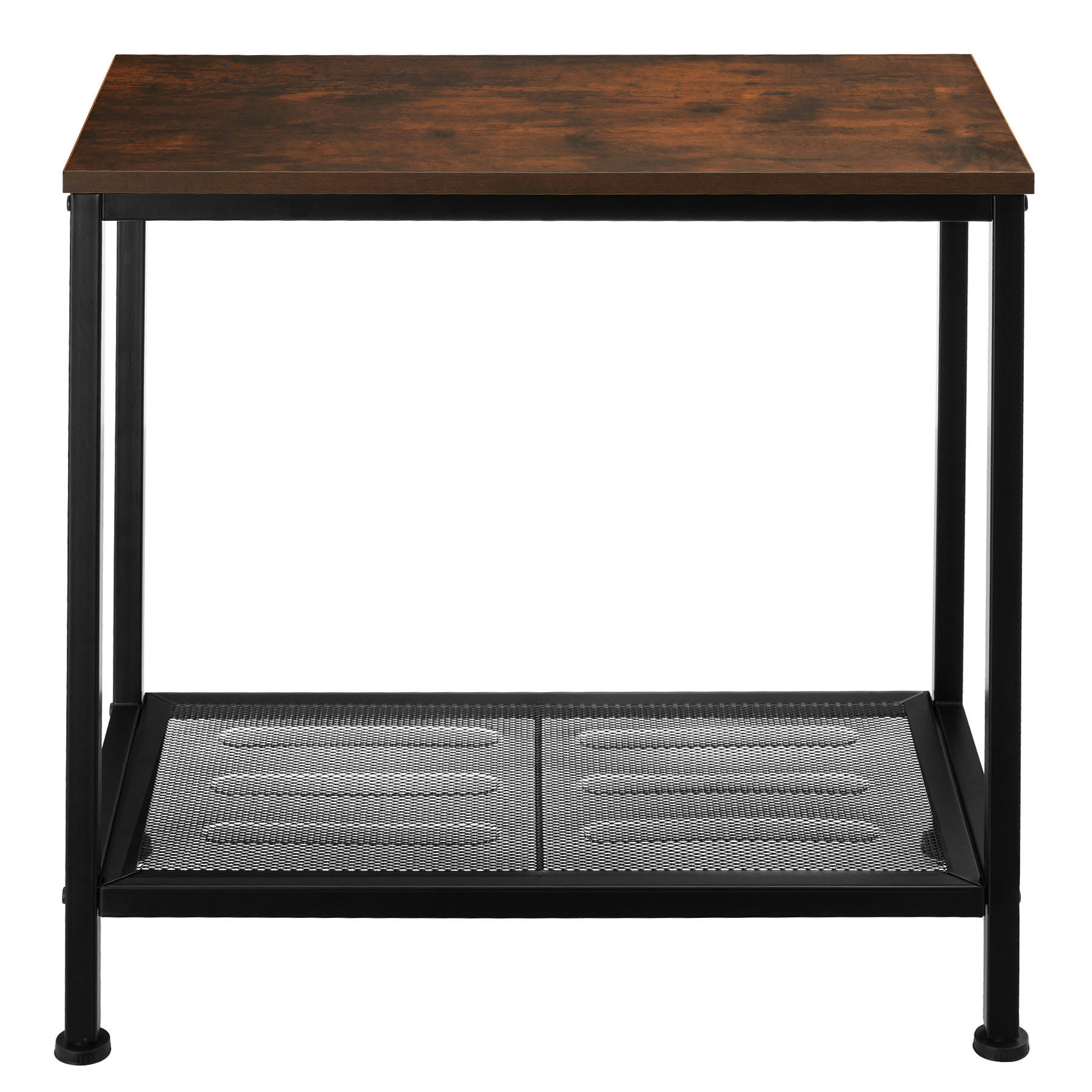 - Table d'appoint Style industriel Bois foncé industriel, rustique