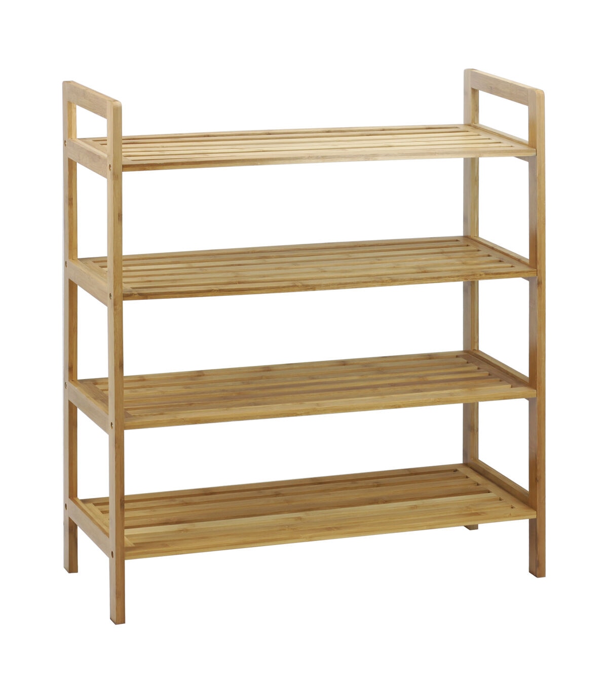 Oceanstar 27 Natural 4 Tier Bamboo Shoe Rack