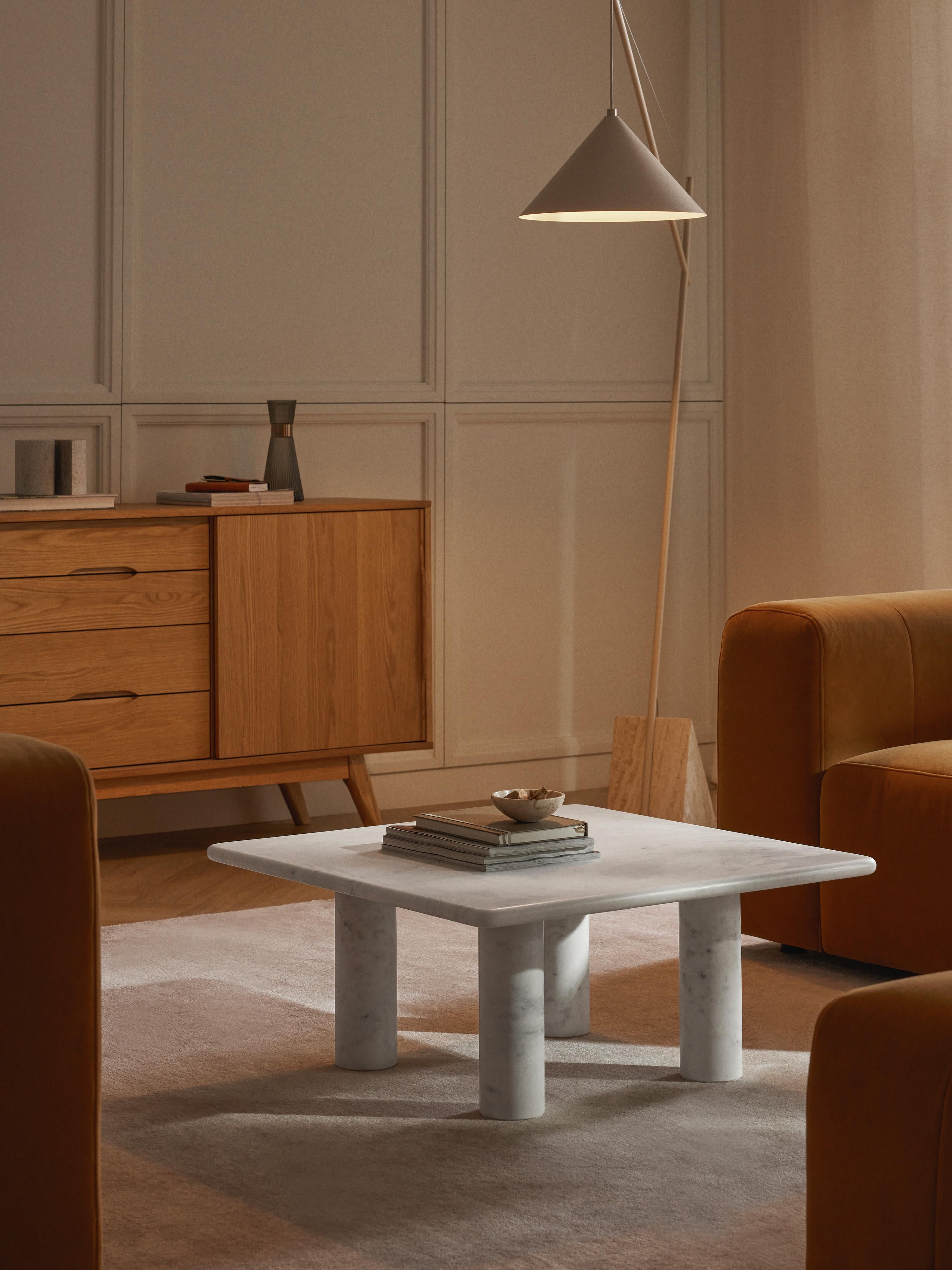 Marmor-Couchtisch Mabel
