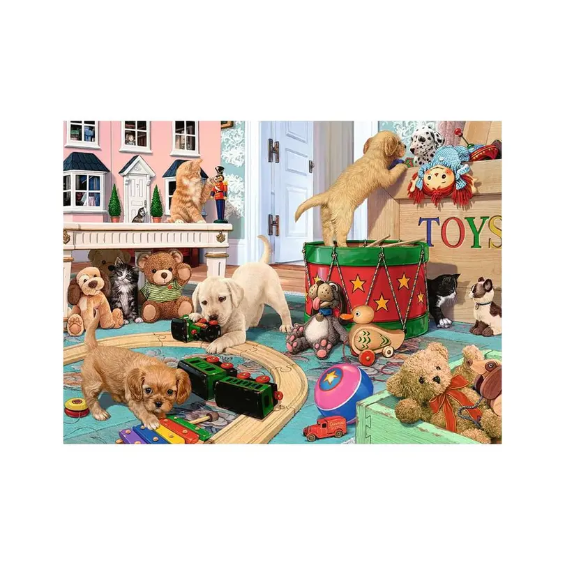Puzzle Verspielte Welpen