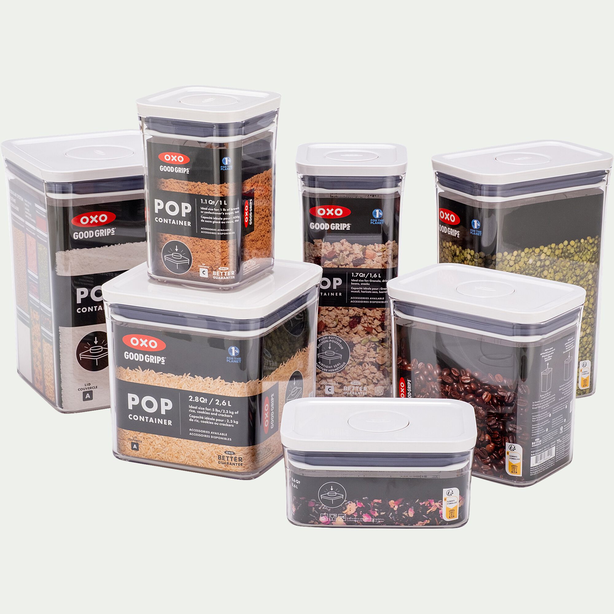 POP - Boîte de conservation 1,6L - transparent
