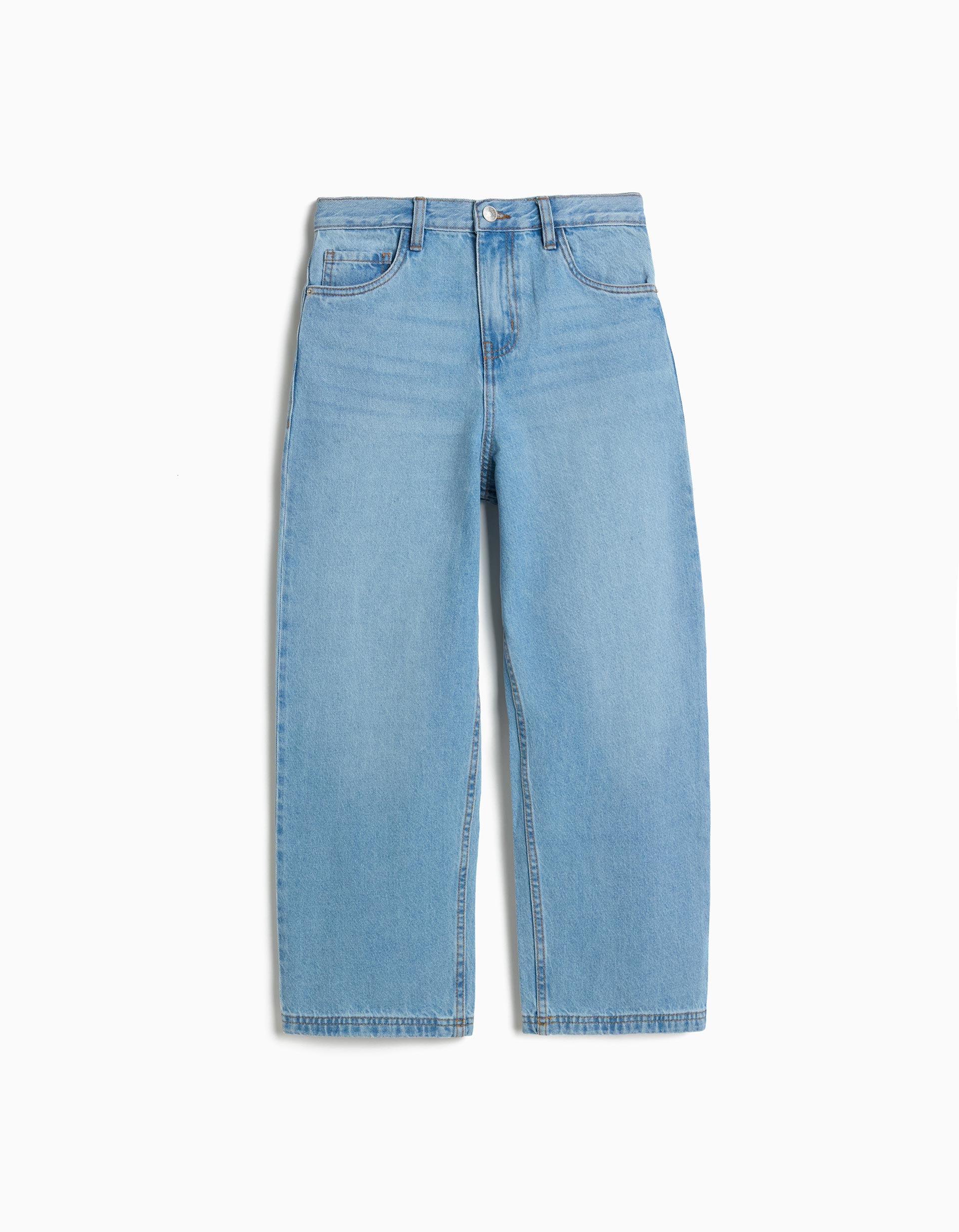 Calças de Ganga 'Baggy', Menino, Azul Claro