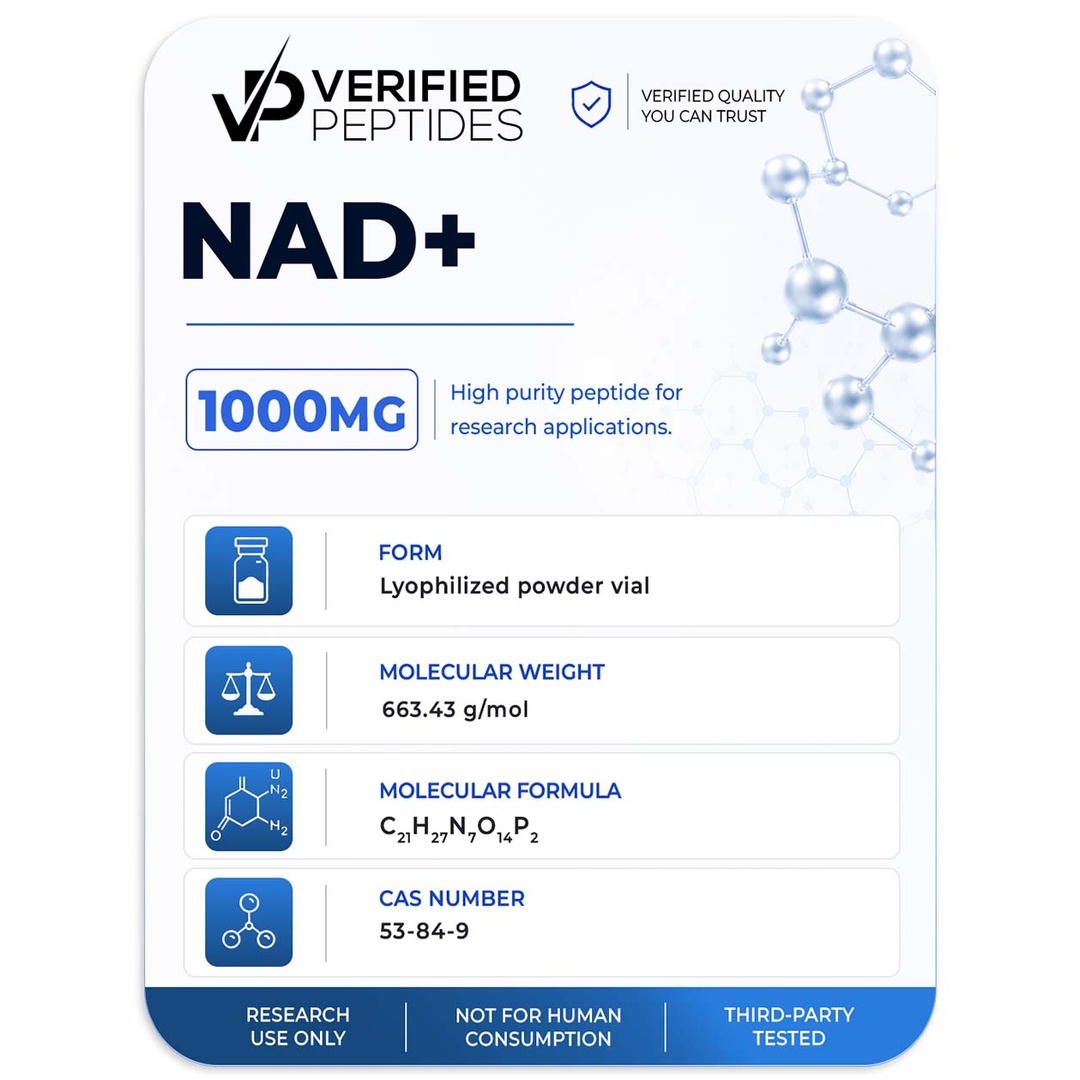 verified peptides nad