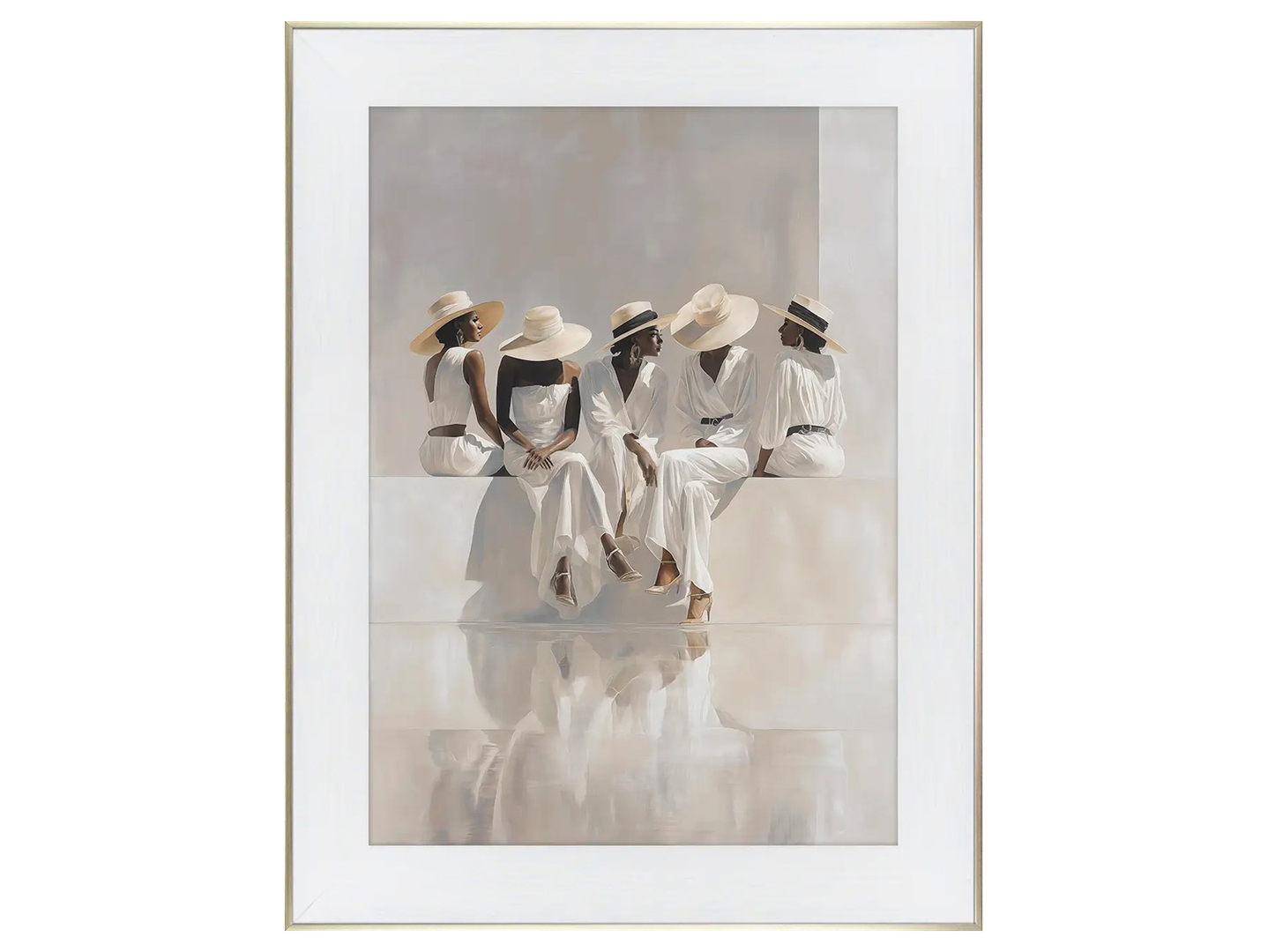 Obraz w ramie Summer Ladies 62x82 cm
