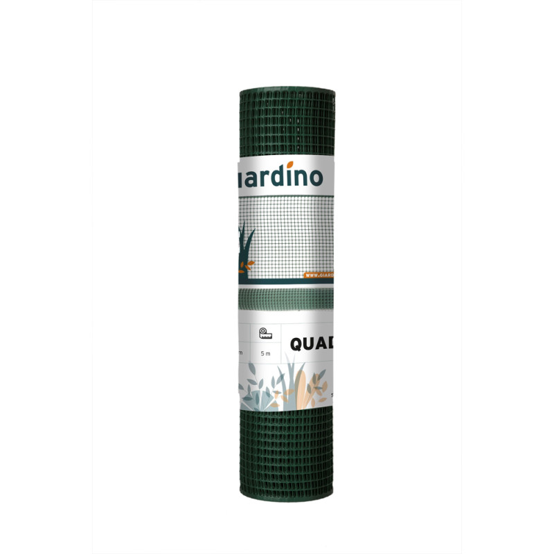 Grillage Quadra plastifié vert 0,5 x 5 m GIARDINO