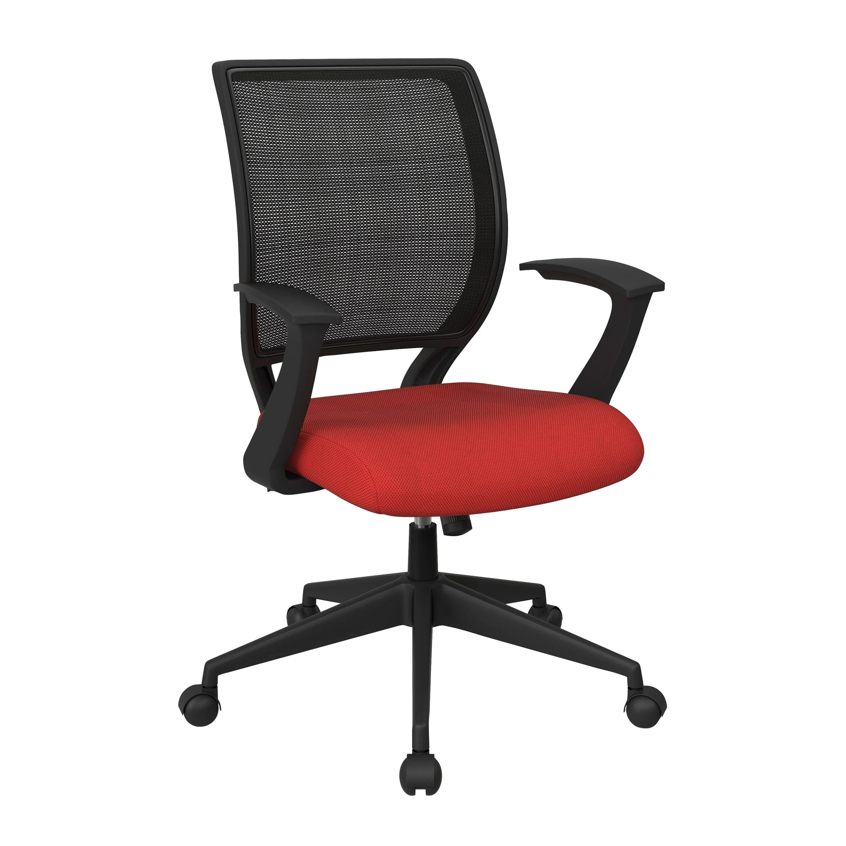 Work Smart Screen Back Task Chair with T Arms