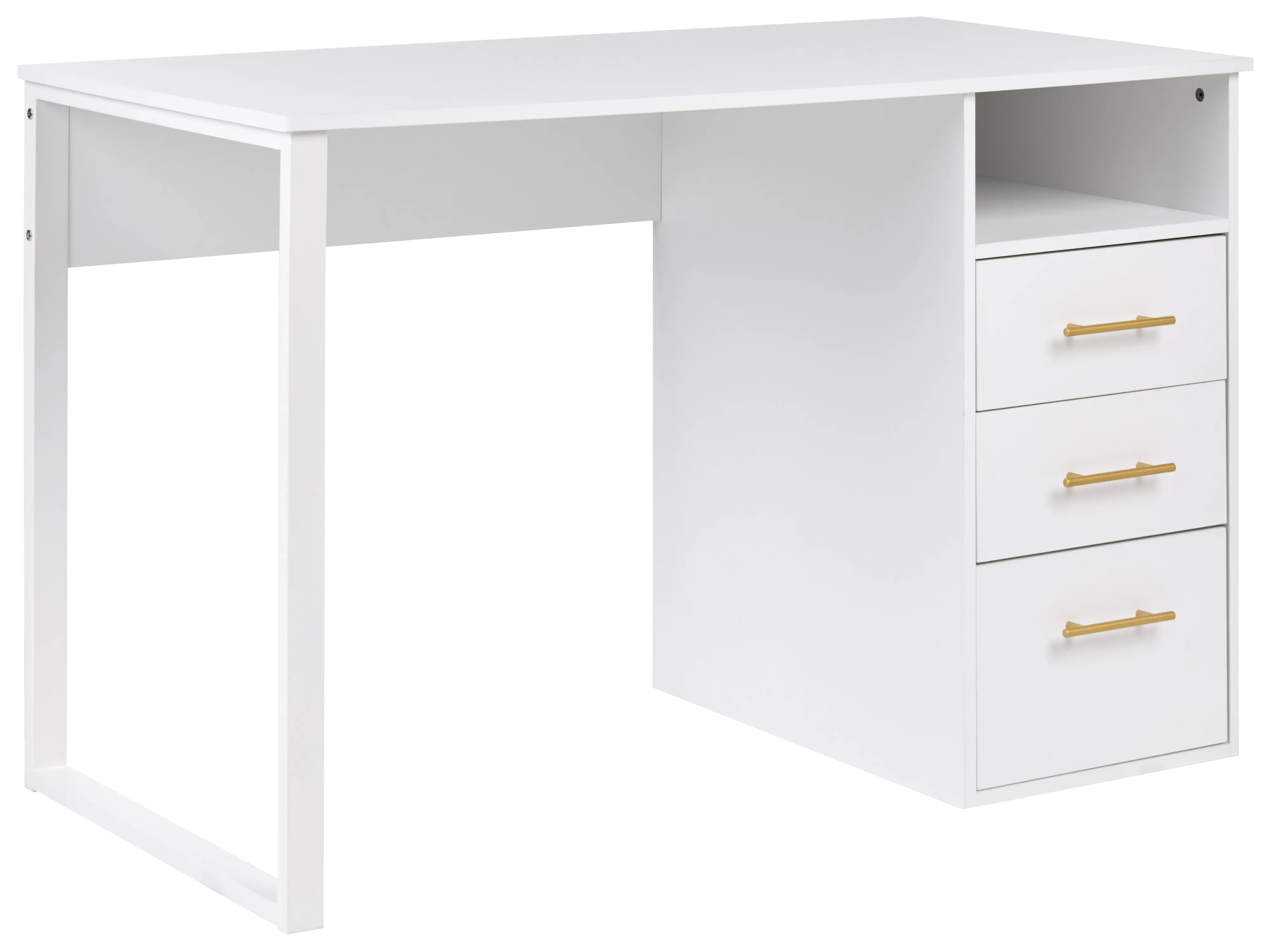 Home Office Desk ZERLAY White 120 cm 60 cm