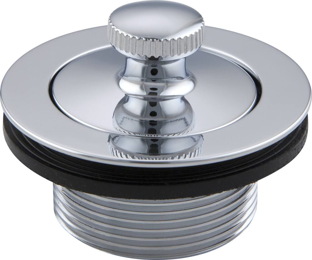 PlumbShop Lift-n-Lock Bathtub Drain, Fits Tubs with 1-7/8 to 2-1/4-in Opening, Chrome