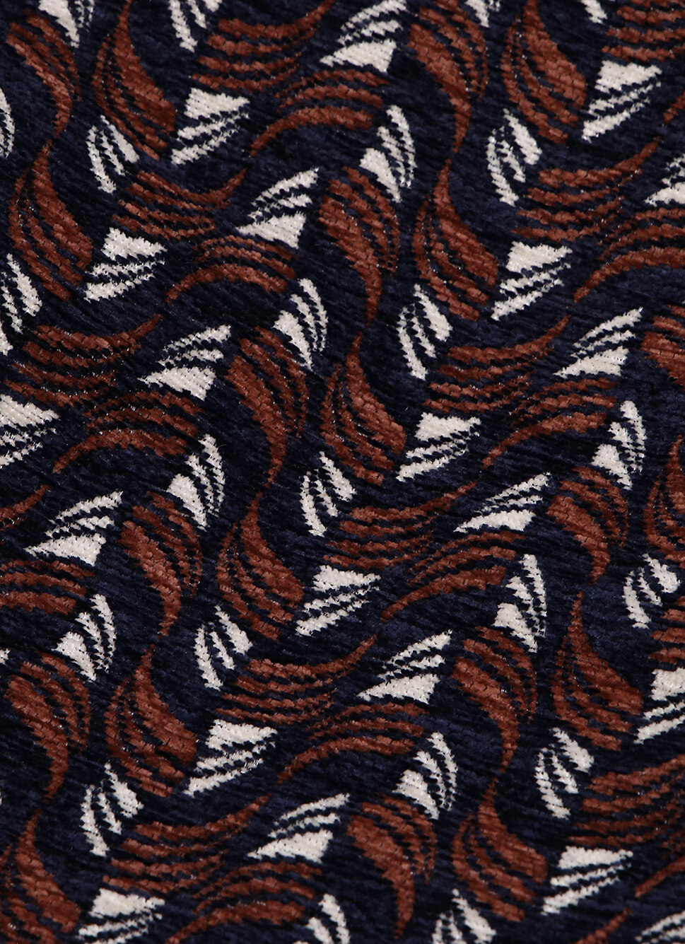 COUSSIN JACQUARD CHENILLE CÉLINE MARINE