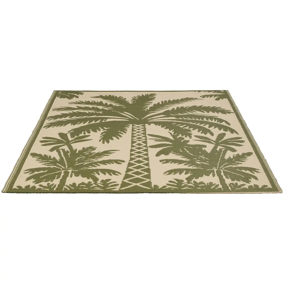 Buitenkleed Pallas - zand/groen - 160x230 cm