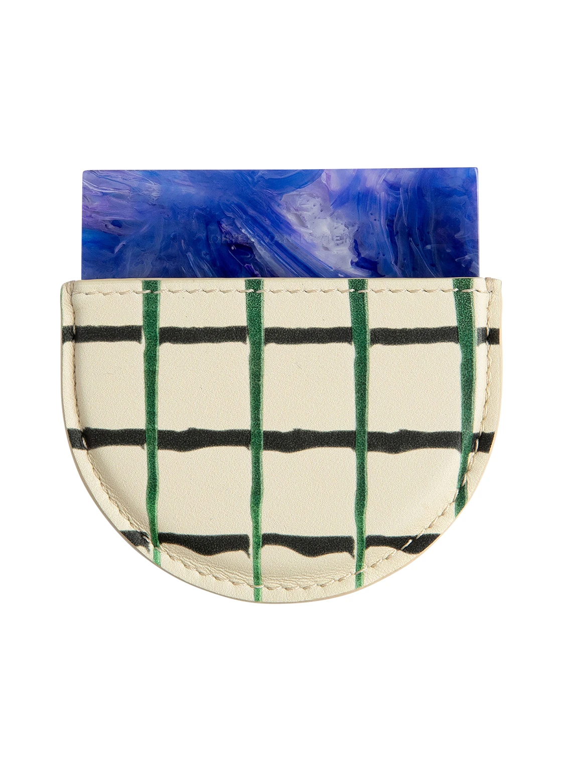 DRIES VAN NOTEN BLEU TARTAN