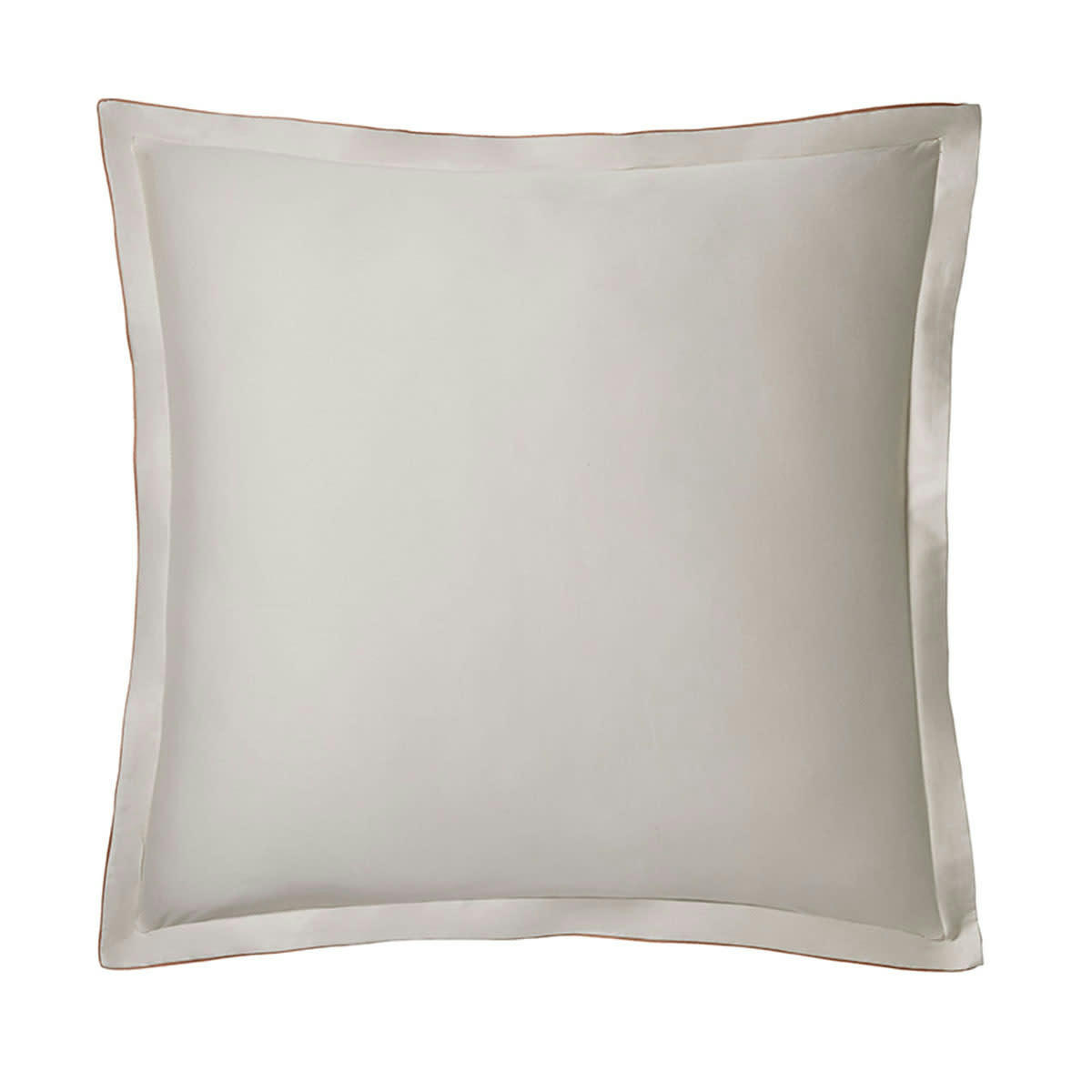 ZADIG - Taie d'oreiller en satin de coton bio terre cuite 65x65