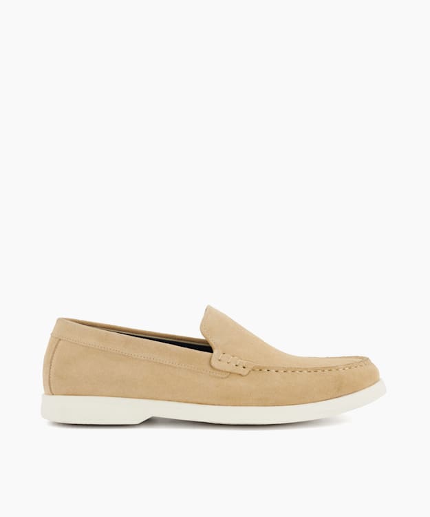 Buftonn Sand - Casual Suede Loafers