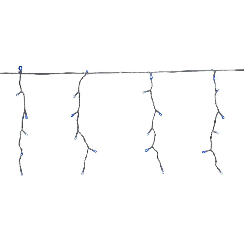 Guirlande de No&euml;l bordure de toit 190LED blanc froid et bleu L720cm